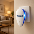 Ultrapel ultrasonic pest repeller plugged into a wall outlet
